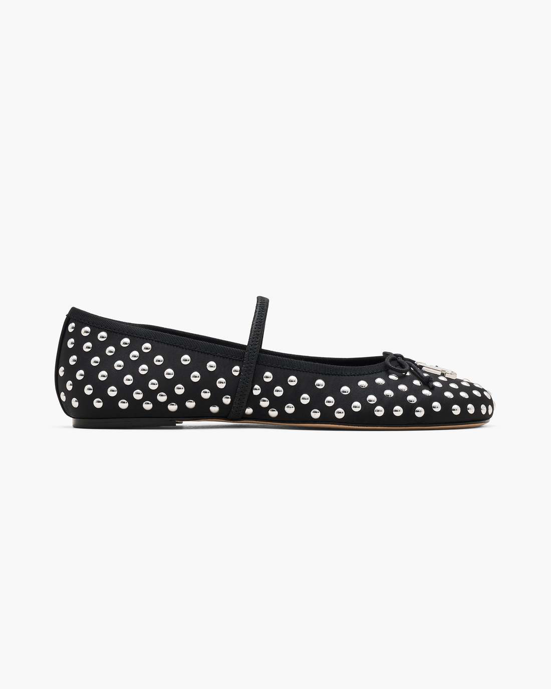 The Studded Sabrina Ballerina Black Multi - Marc Jacobs Signature