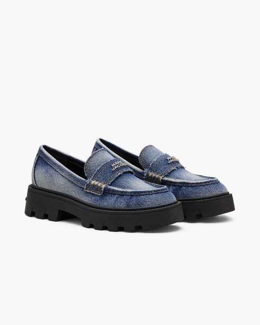 The Faded Denim Frankie Loafer Faded Vintage Indigo - Marc Jacobs Featured
