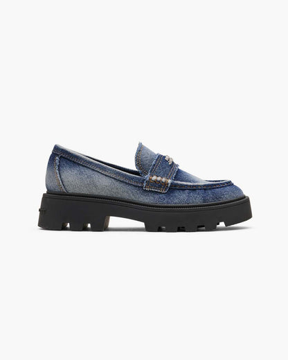 The Faded Denim Frankie Loafer Faded Vintage Indigo - Marc Jacobs Featured