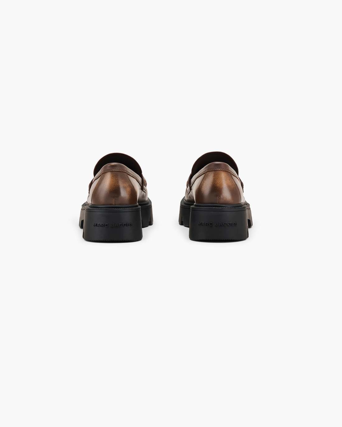 The Distressed Leather Frankie Loafer Ebony - Marc Jacobs Trending