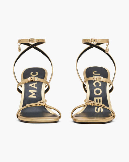 The Metallic Leather Daisy Heel Gold - Marc Jacobs Popular