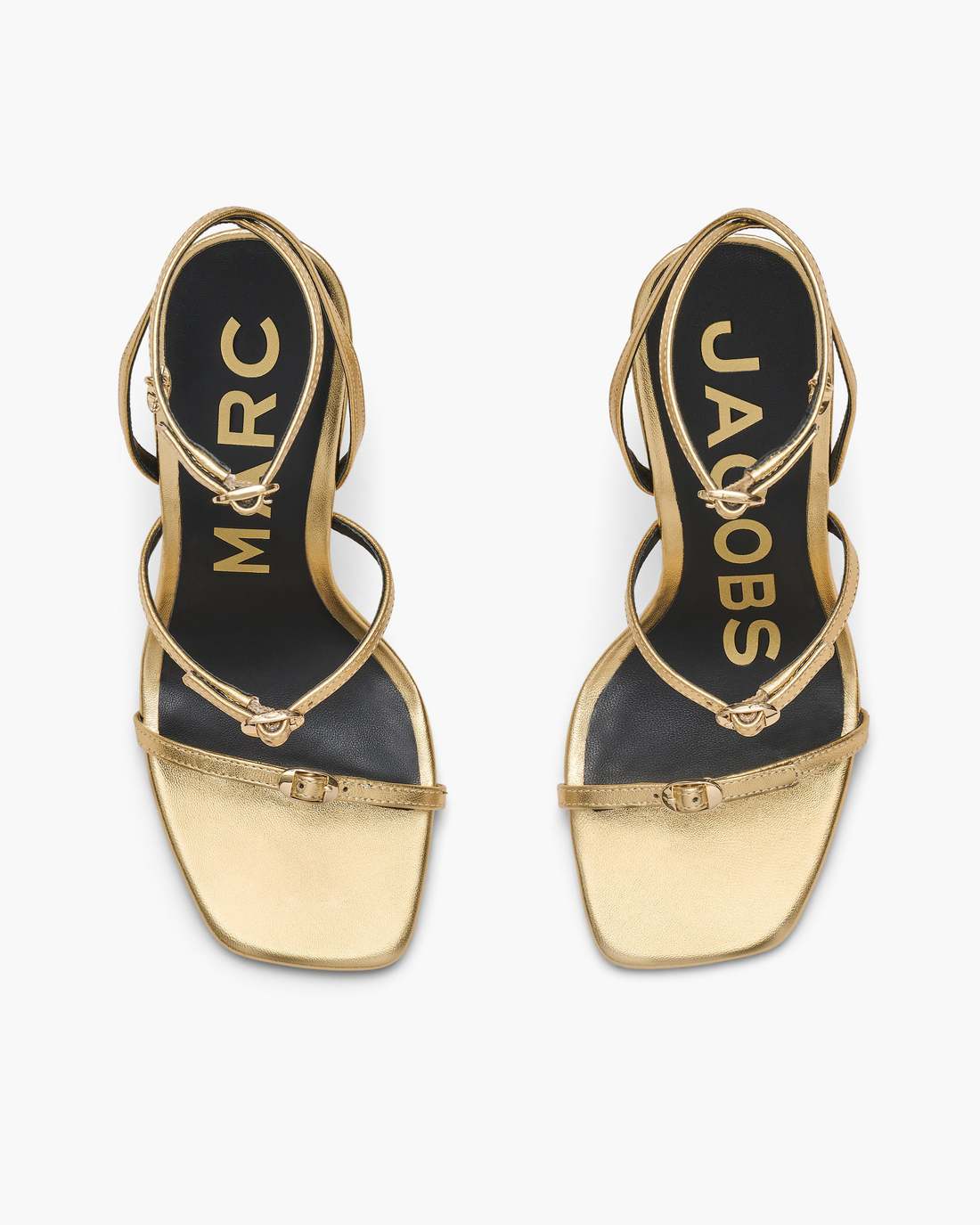 The Metallic Leather Daisy Heel Gold - Marc Jacobs Popular