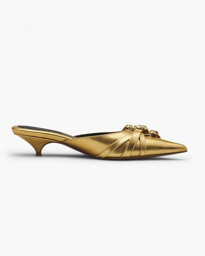 The Emma Kitten Heel Shiny Gold - Marc Jacobs Best Seller