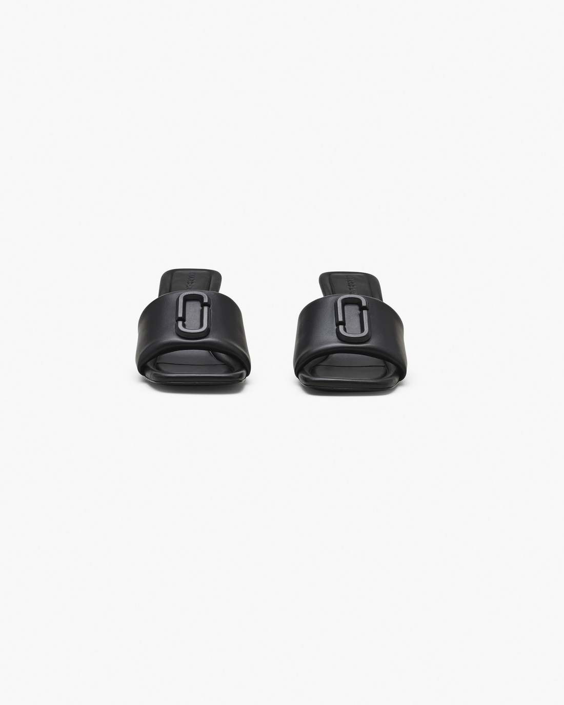 The Leather J Marc Heeled Sandal Black - Marc Jacobs Exclusive