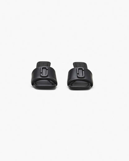 The Leather J Marc Heeled Sandal Black - Marc Jacobs Exclusive