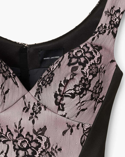 Sculpted Lace Shadow Dress Black Multi - Marc Jacobs Best Seller