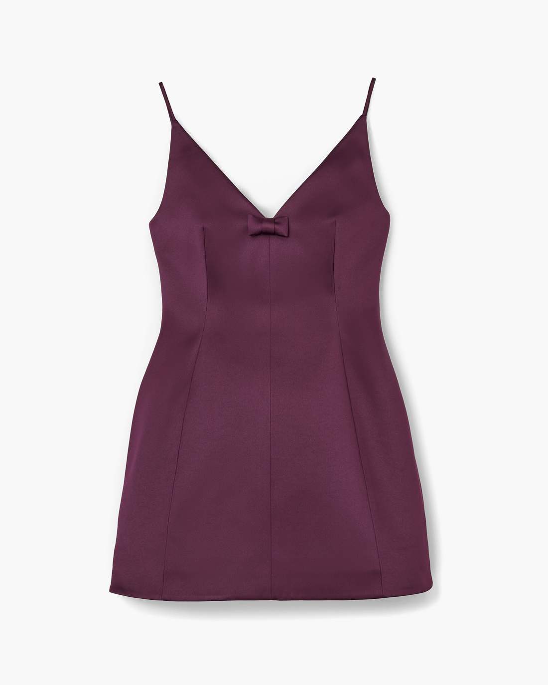 Satin Bow Dress Dark Plum - Marc Jacobs Recommended