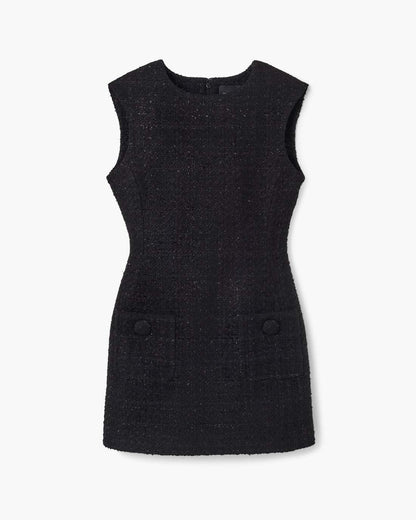 Sculptural Tweed Dress Black - Marc Jacobs New