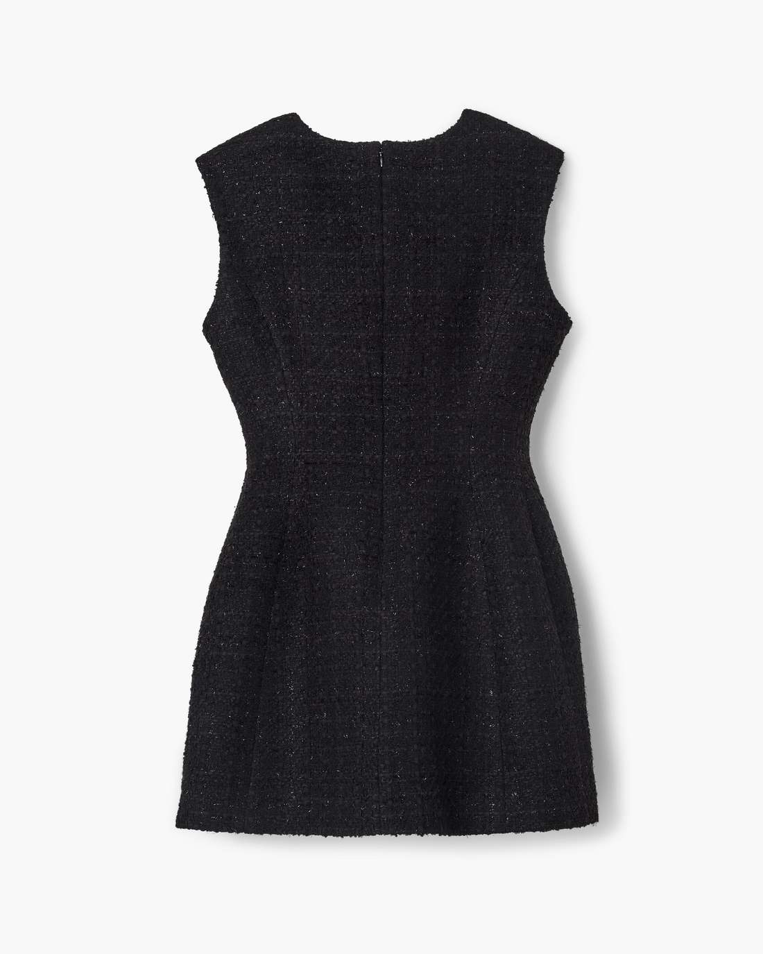 Sculptural Tweed Dress Black - Marc Jacobs New