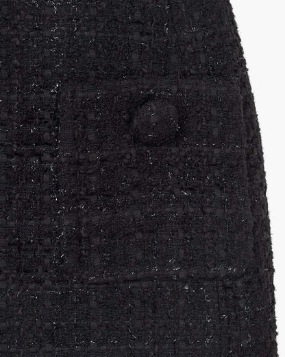 Sculptural Tweed Dress Black - Marc Jacobs New