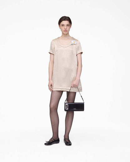 Crushed Satin Dress Champagne - Marc Jacobs Trending