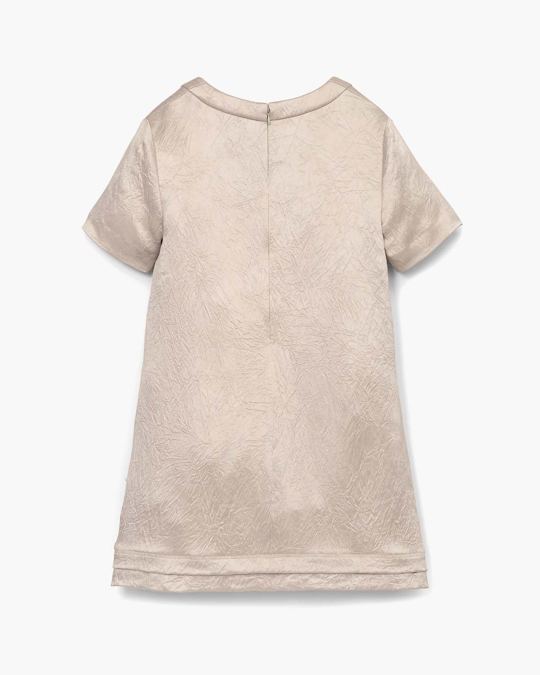 Crushed Satin Dress Champagne - Marc Jacobs Trending