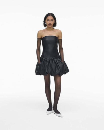 The Leather Bubble Dress Black - Marc Jacobs Best Seller