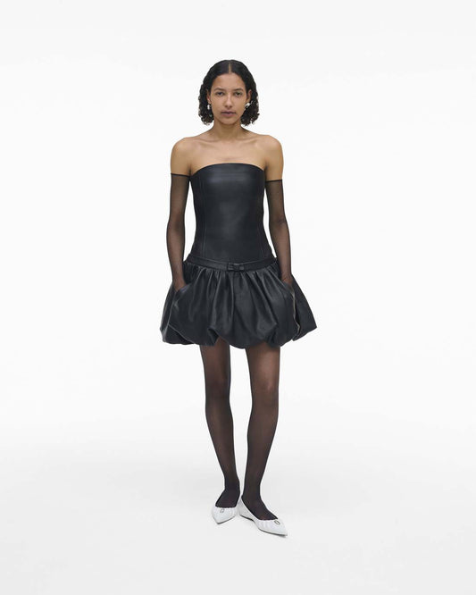 The Leather Bubble Dress Black - Marc Jacobs Best Seller