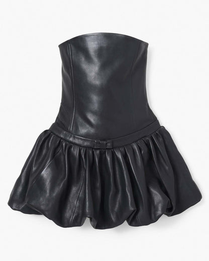 The Leather Bubble Dress Black - Marc Jacobs Best Seller