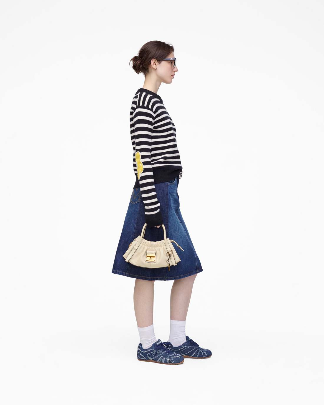 Joy Striped Crewneck Black/White - Marc Jacobs Premium