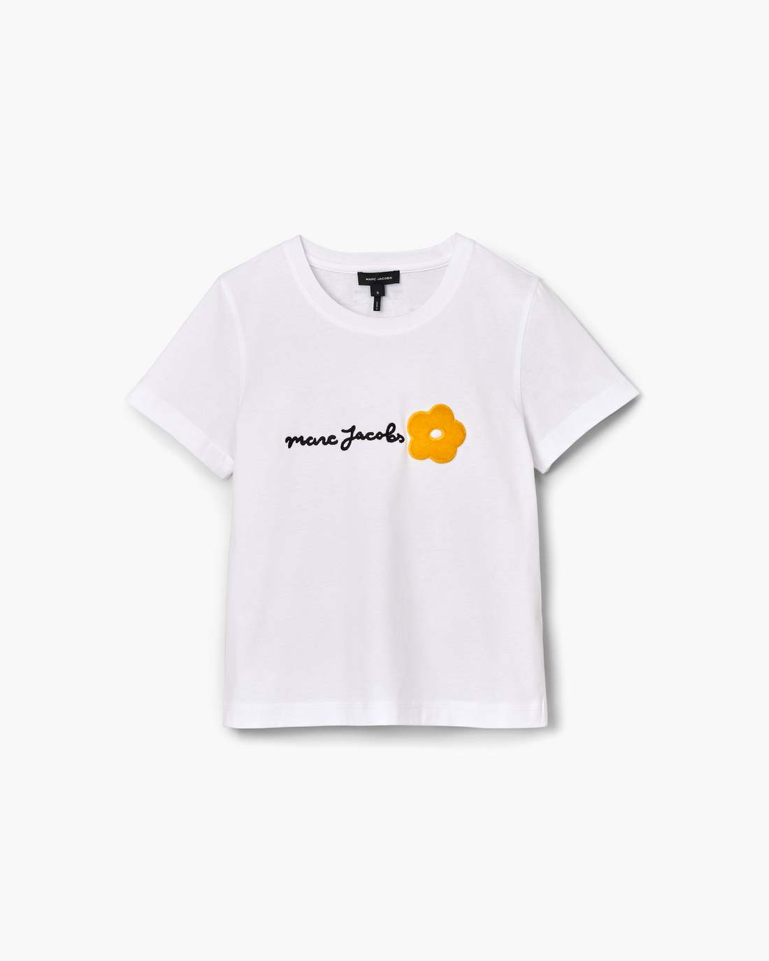Daisy Logo Slim Tee White - Marc Jacobs Popular