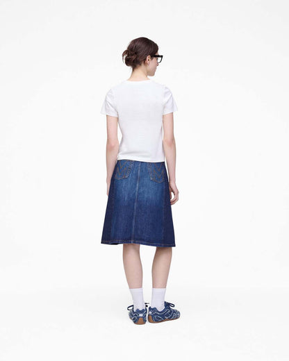 Daisy Logo Slim Tee White - Marc Jacobs Popular