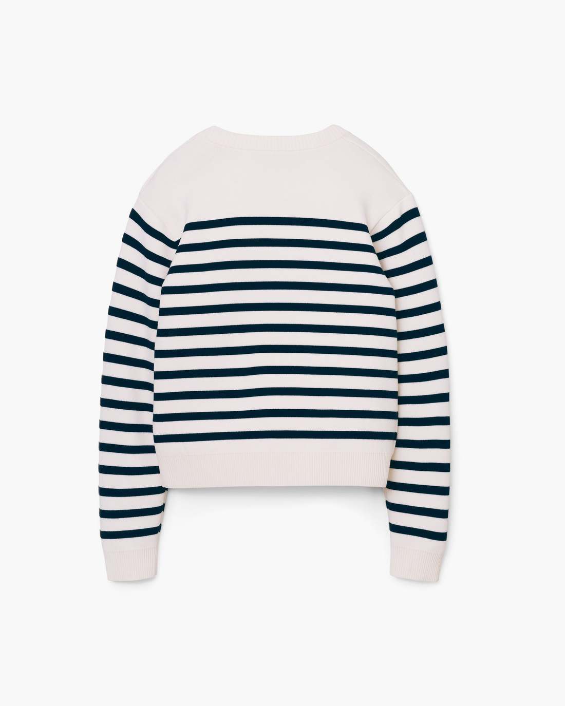 Breton Stripe Crewneck White/Navy - Marc Jacobs Exclusive