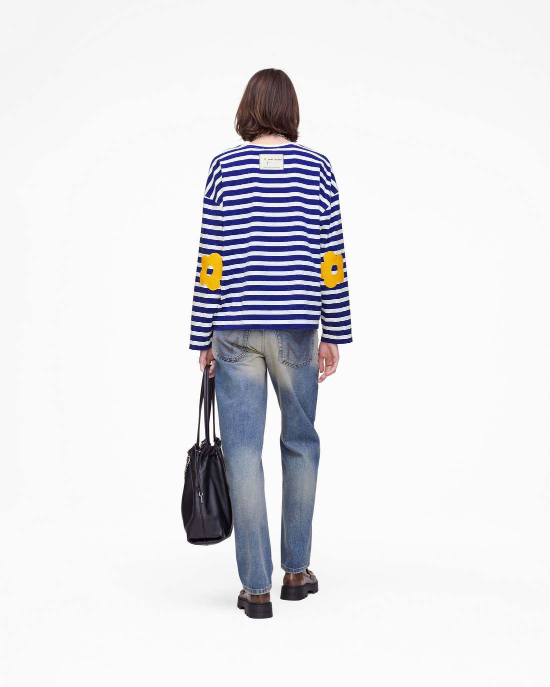 Daisy Striped Longsleeve Pansy/White - Marc Jacobs Signature