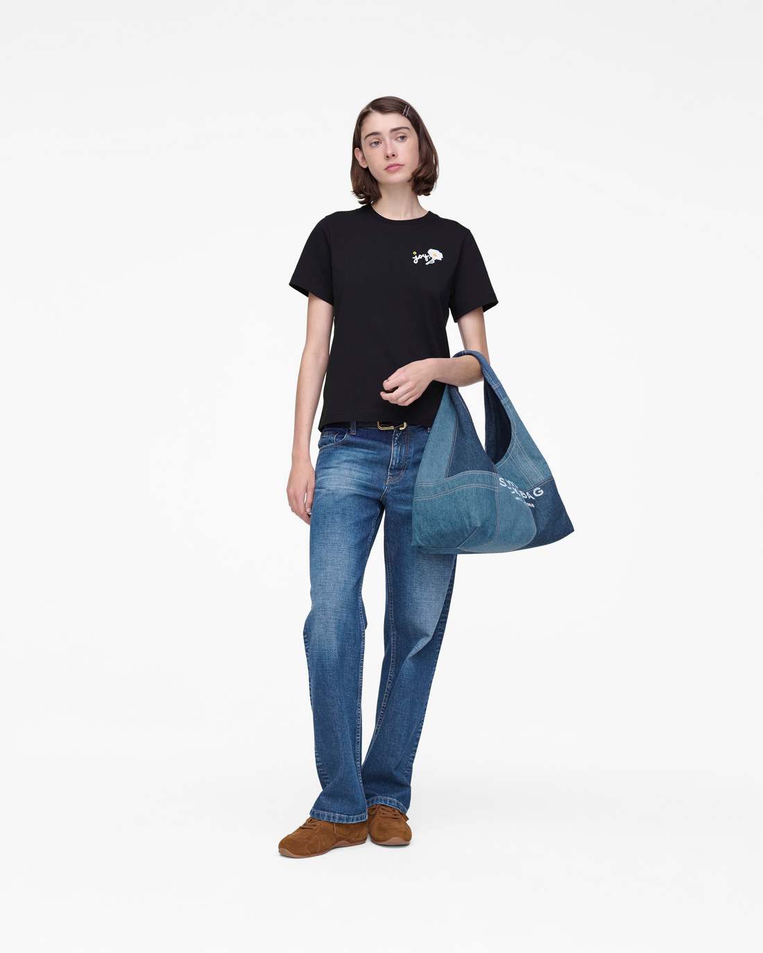 Marc Is Joy Daisy Baby Tee Black - Marc Jacobs Featured
