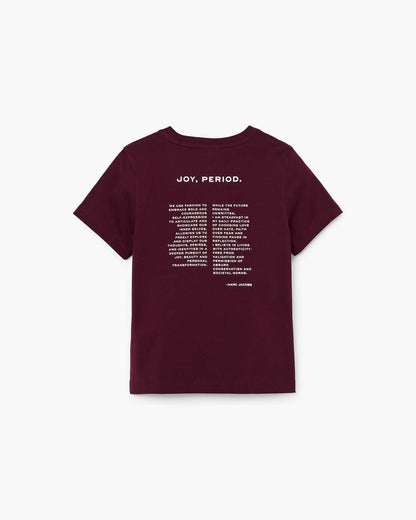 Joy. Slim Tee Dark Plum - Marc Jacobs Popular