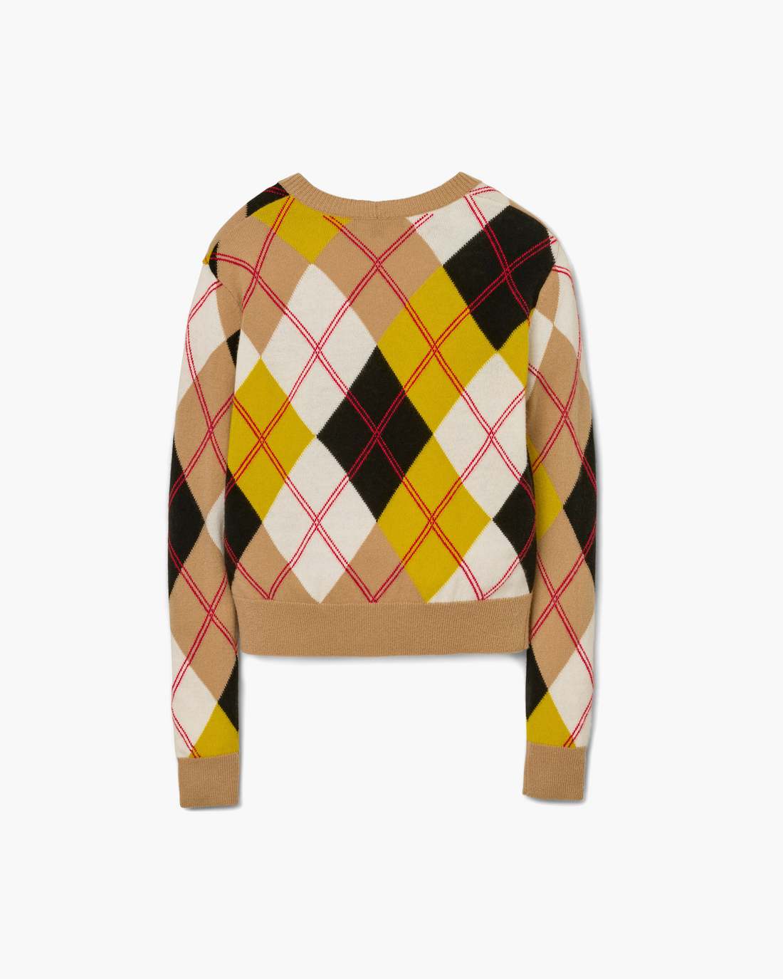 Preppy Daisy Argyle Crewneck Joy Yellow Multi - Marc Jacobs Trending