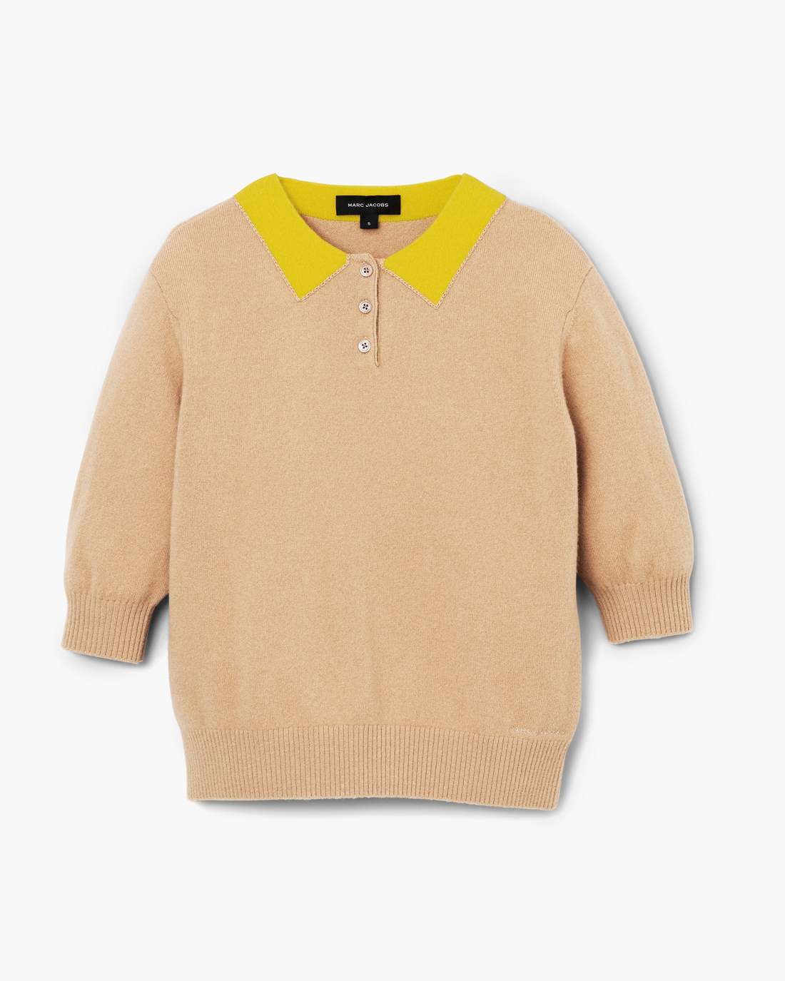 Trompe L'Oeil Knit Polo Camel - Marc Jacobs Best Seller