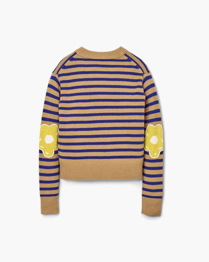 Joy Striped Crewneck Camel/Pansy - Marc Jacobs Recommended