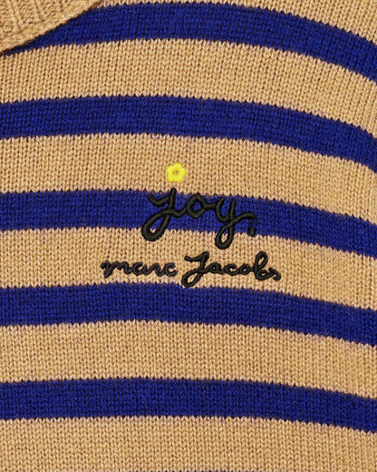 Joy Striped Crewneck Camel/Pansy - Marc Jacobs Recommended