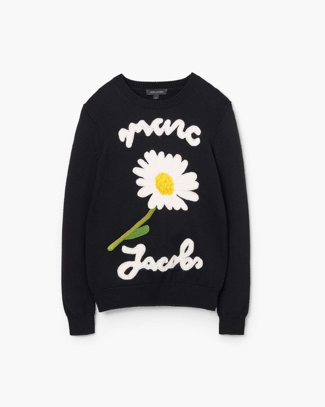 Marc Is Joy Jacquard Crewneck Black - Marc Jacobs Exclusive
