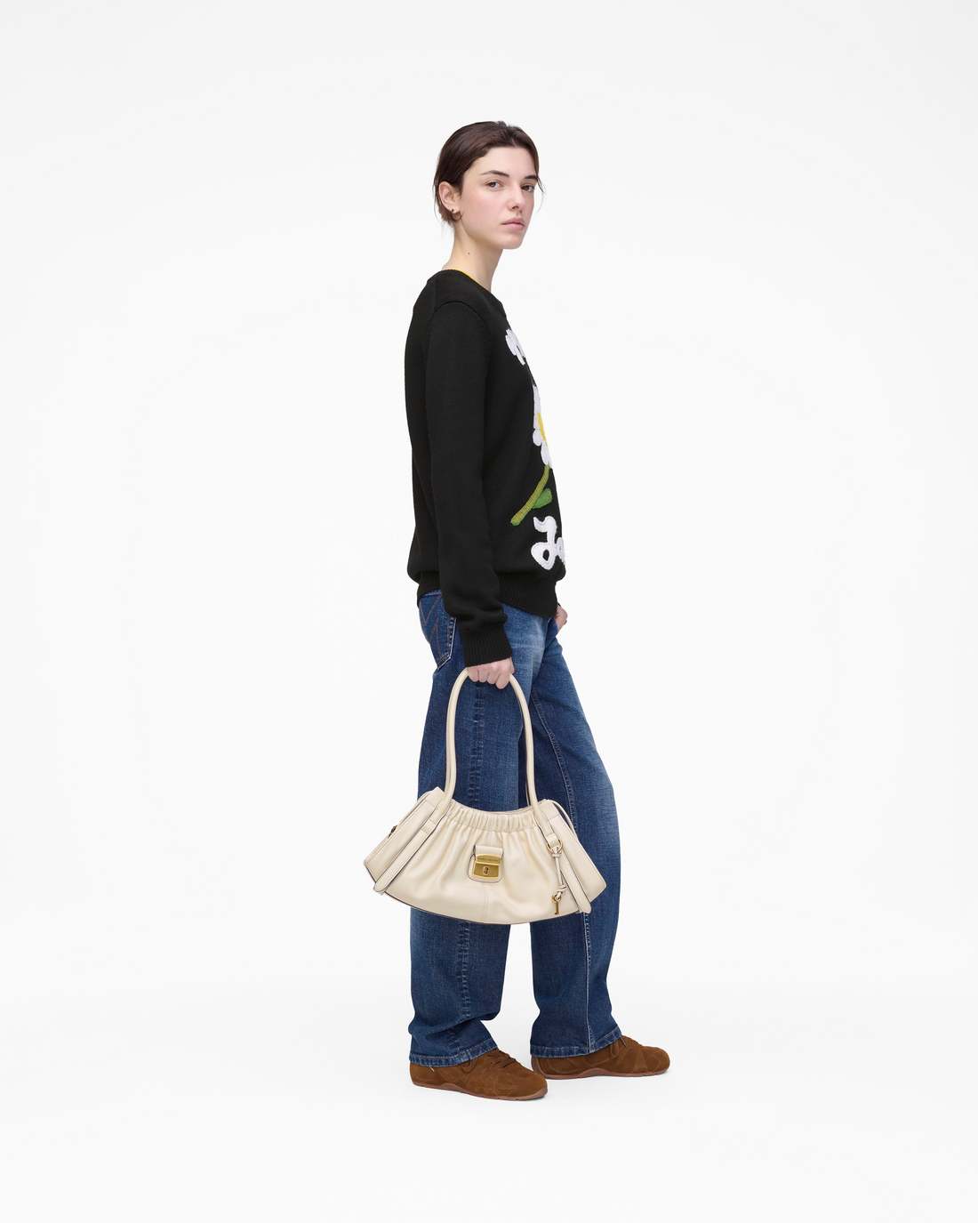 Marc Is Joy Jacquard Crewneck Black - Marc Jacobs Exclusive