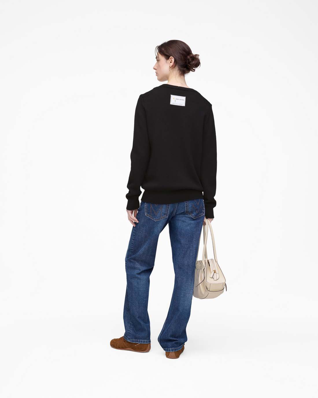 Marc Is Joy Jacquard Crewneck Black - Marc Jacobs Exclusive