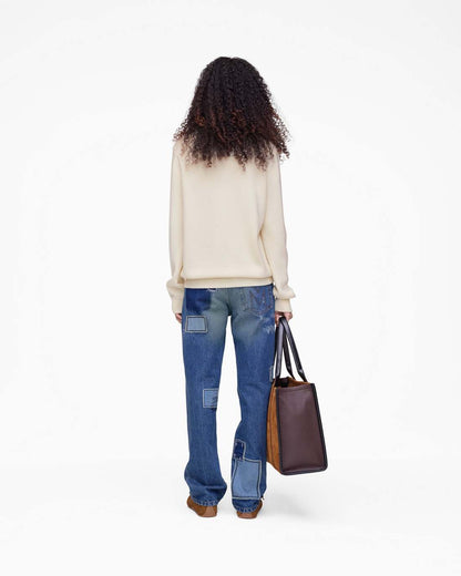 Marc Is Joy Jacquard Crewneck Ivory - Marc Jacobs Signature