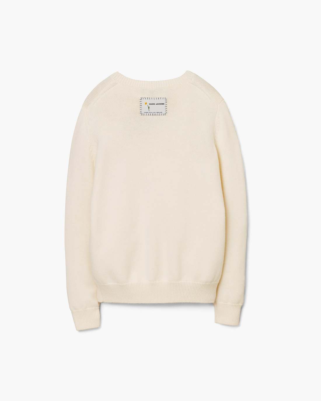 Marc Is Joy Jacquard Crewneck Ivory - Marc Jacobs Signature