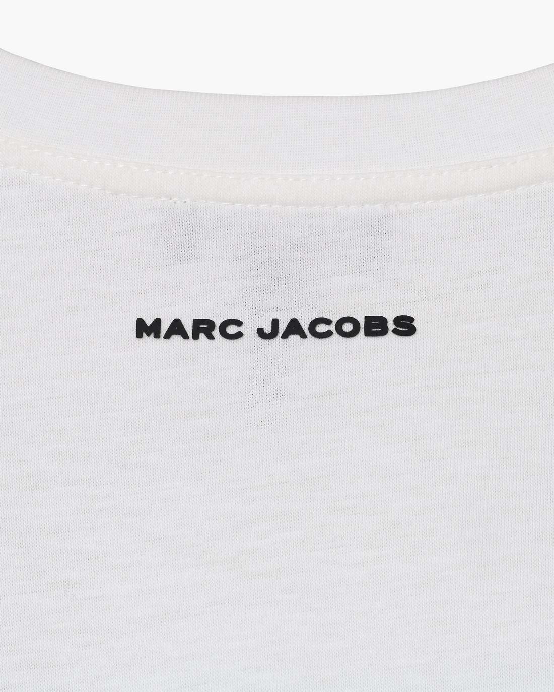 Trompe L'Oeil Eyelet Slim Tee White Multi - Marc Jacobs New