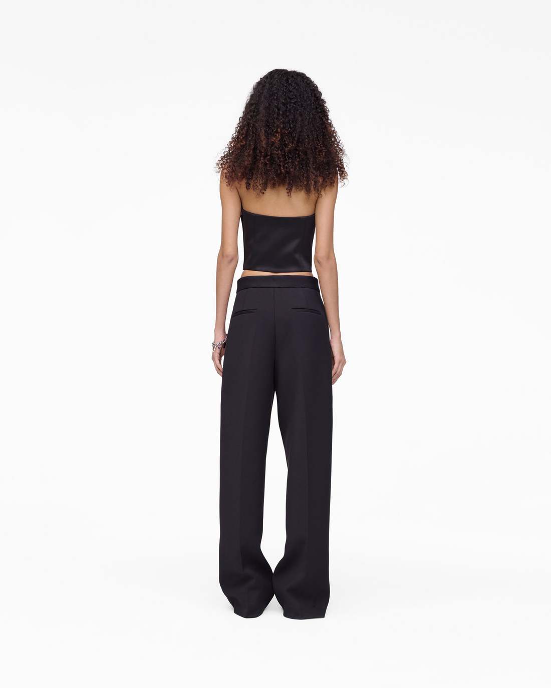 Sculpted Satin Halter Top Black - Marc Jacobs Featured