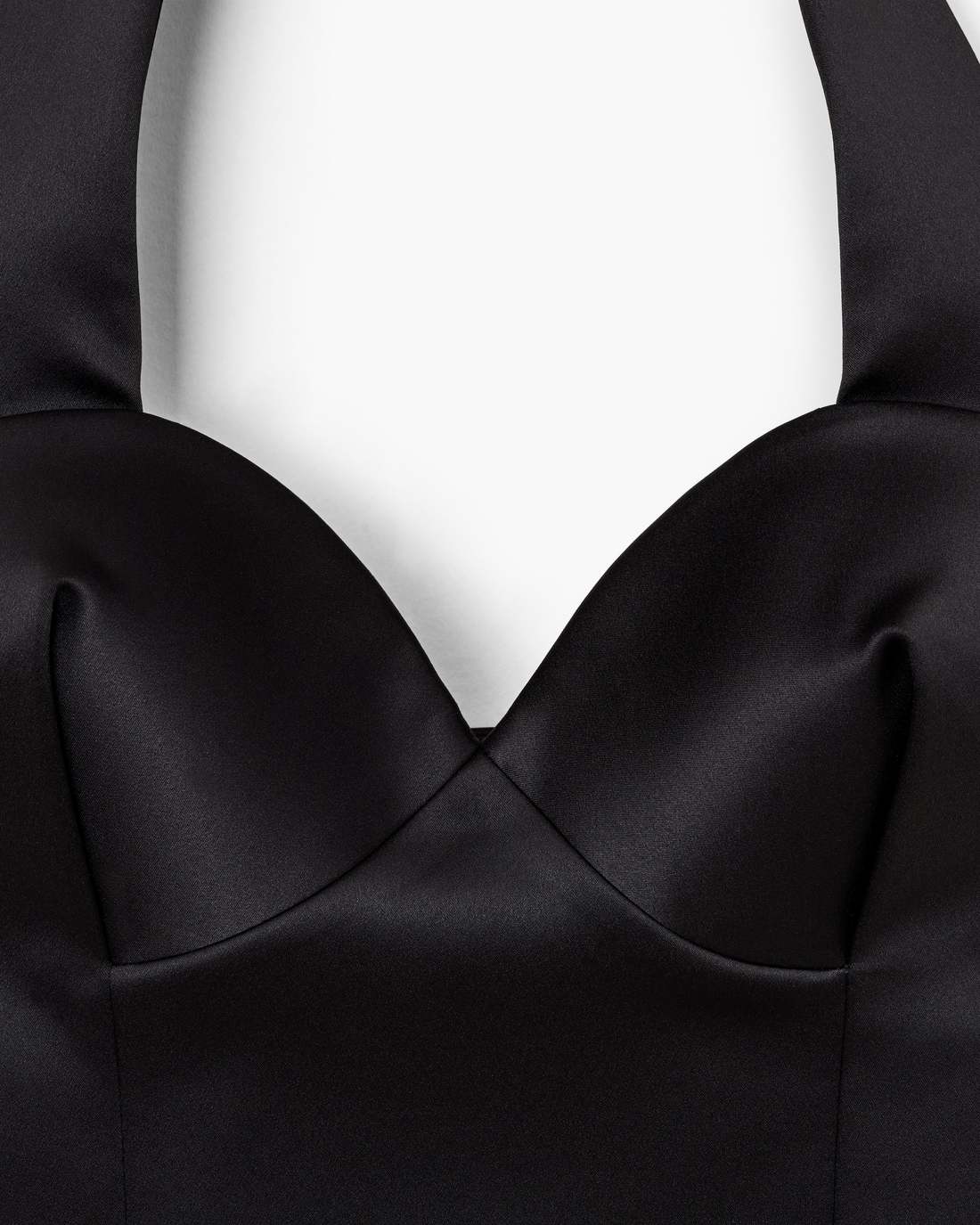 Sculpted Satin Halter Top Black - Marc Jacobs Featured