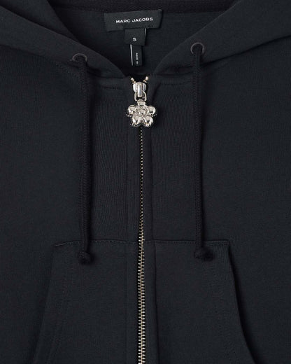 Charm Cropped Hoodie Black - Marc Jacobs Popular