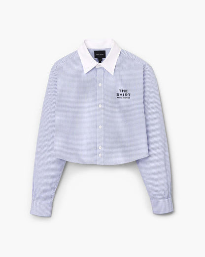 The Cropped Femme Shirt Blue Multi - Marc Jacobs Trending