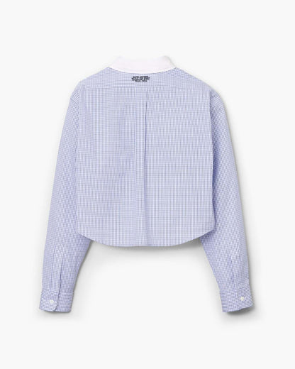 The Cropped Femme Shirt Blue Multi - Marc Jacobs Trending