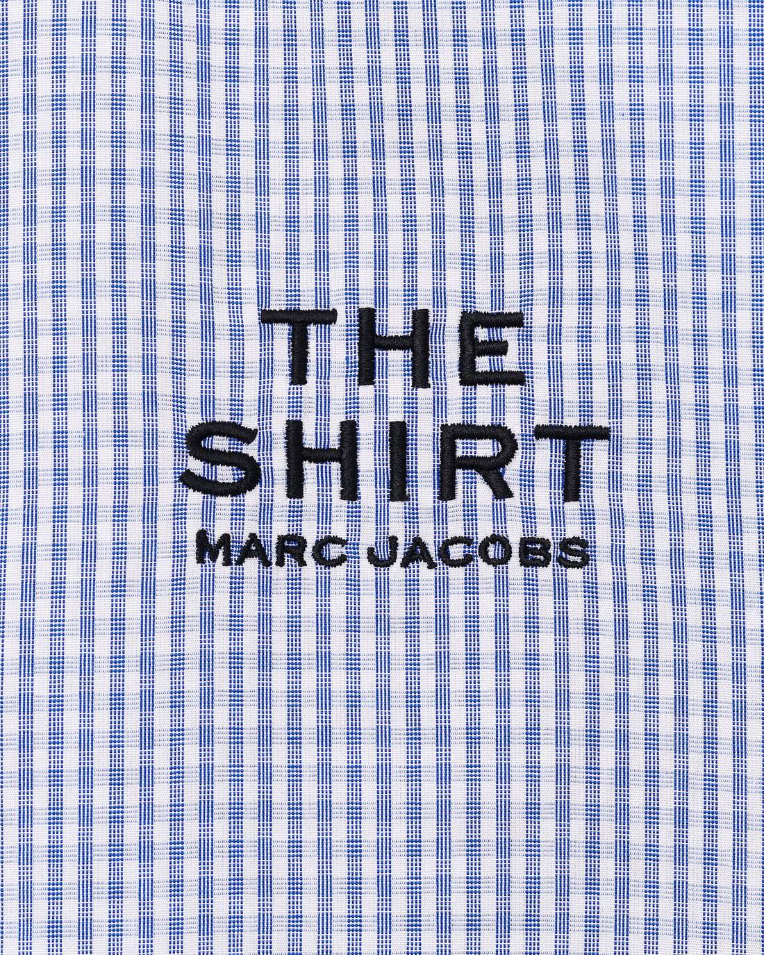 The Cropped Femme Shirt Blue Multi - Marc Jacobs Trending