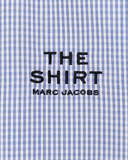 The Cropped Femme Shirt Blue Multi - Marc Jacobs Trending