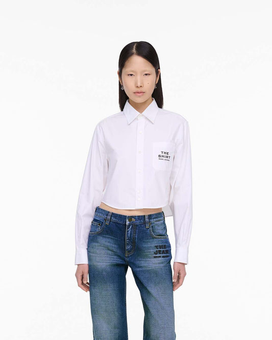 THE CROPPED FEMME SHIRT White - Marc Jacobs Best Seller