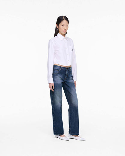 THE CROPPED FEMME SHIRT White - Marc Jacobs Best Seller