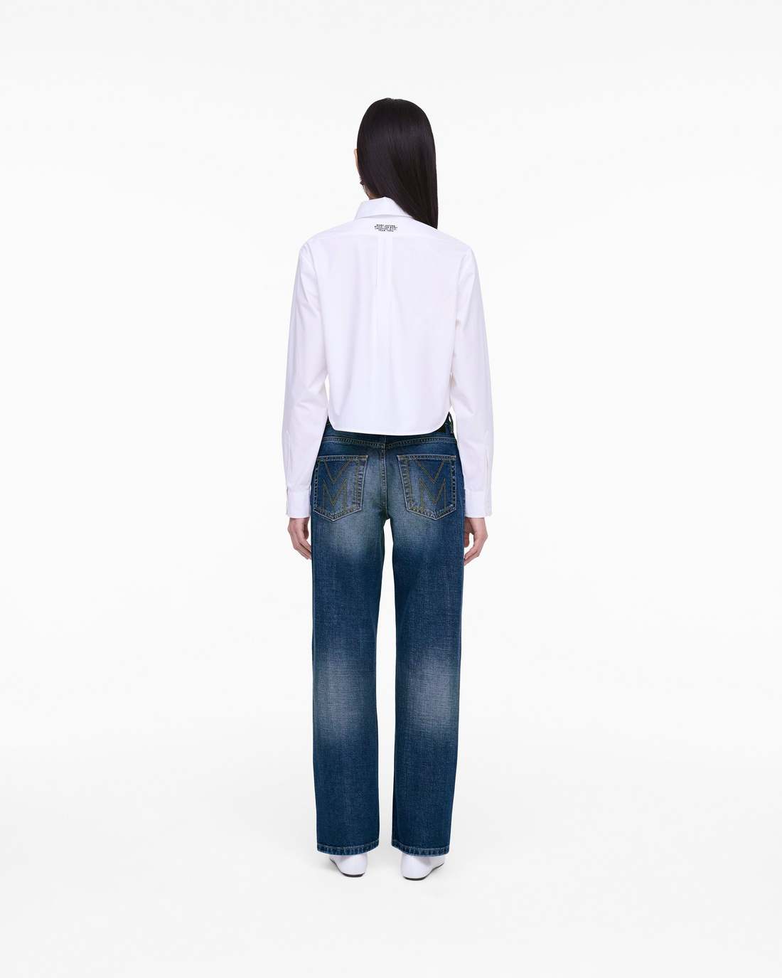 THE CROPPED FEMME SHIRT White - Marc Jacobs Best Seller