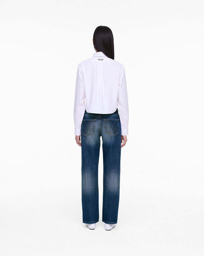 THE CROPPED FEMME SHIRT White - Marc Jacobs Best Seller