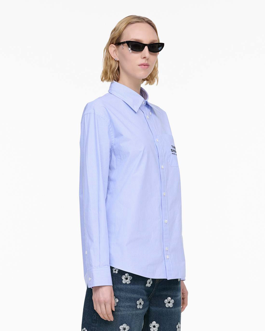 THE STRIPED SHIRT Sky Blue - Marc Jacobs Exclusive
