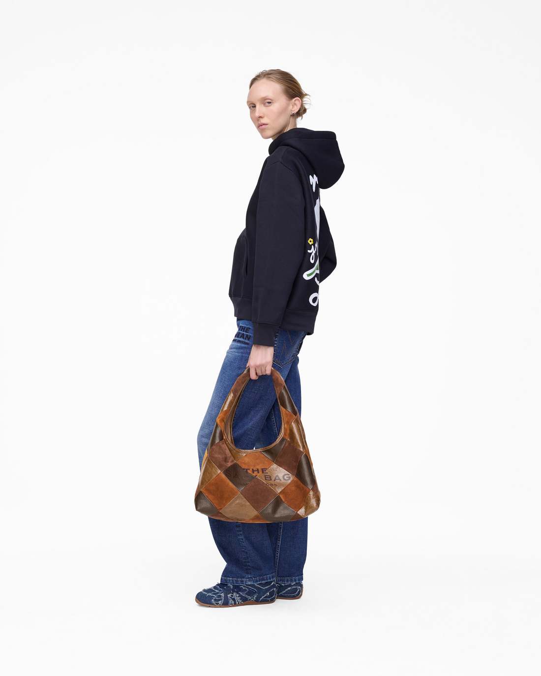 Marc Is Joy Daisy Hoodie Black - Marc Jacobs Premium