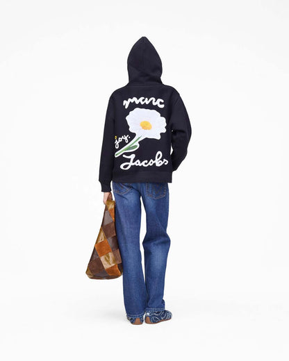 Marc Is Joy Daisy Hoodie Black - Marc Jacobs Premium